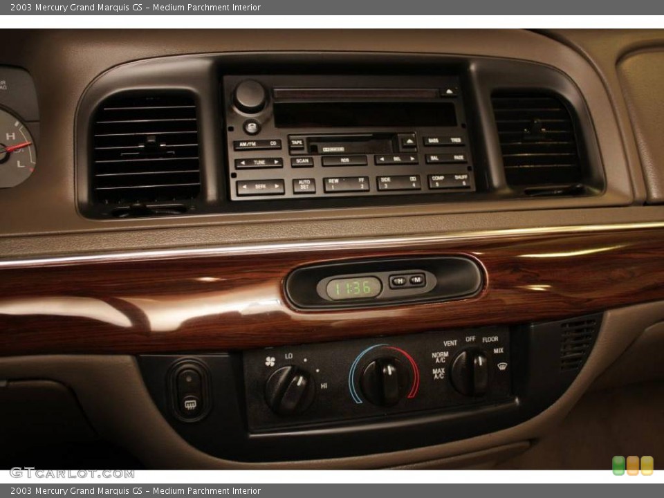 Medium Parchment Interior Controls for the 2003 Mercury Grand Marquis GS #19505482