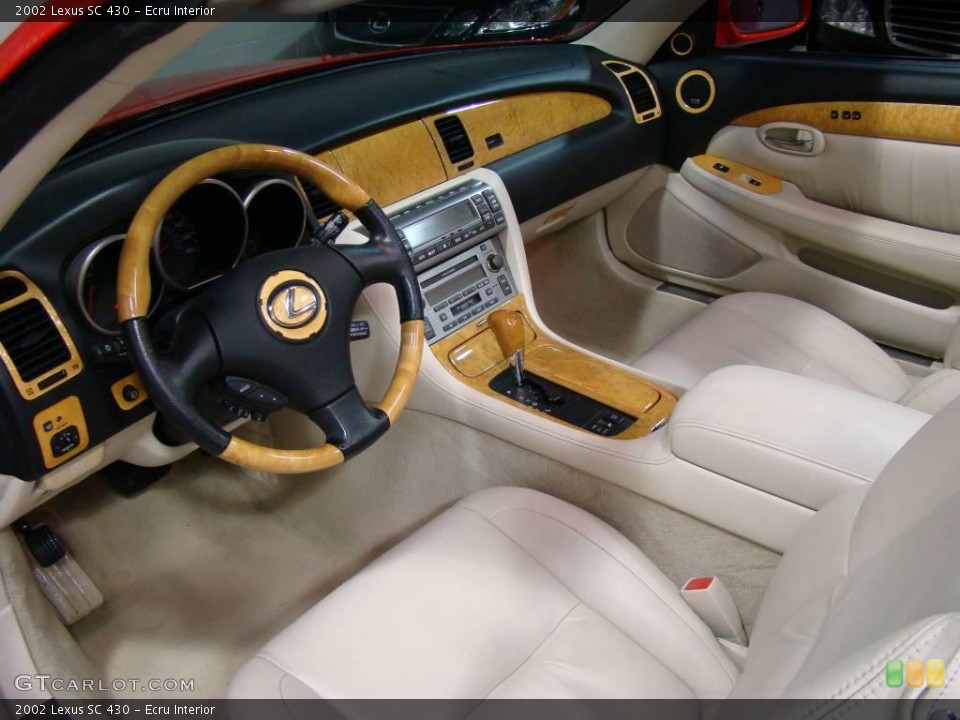 Ecru Interior Photo for the 2002 Lexus SC 430 #19511594