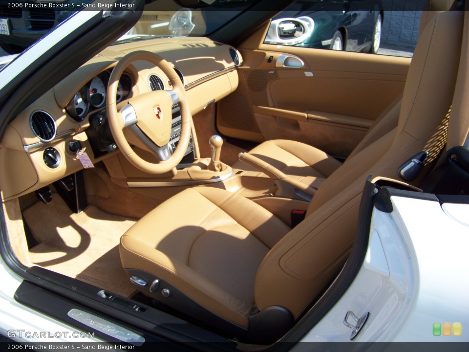 Sand Beige Interior Photo for the 2006 Porsche Boxster S #195156