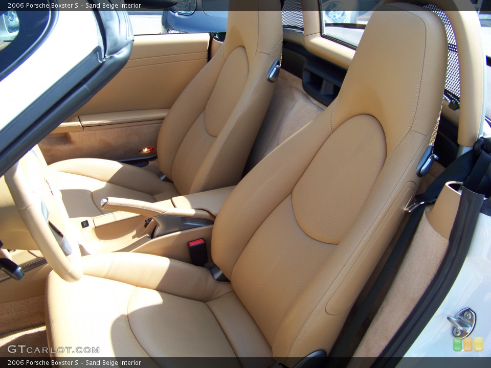 Sand Beige Interior Photo for the 2006 Porsche Boxster S #195163