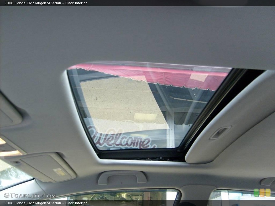 Black Interior Sunroof for the 2008 Honda Civic Mugen Si Sedan #19742407