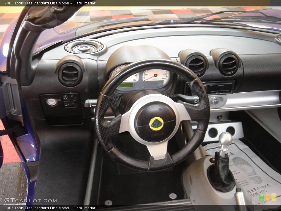 Black Interior Steering Wheel for the 2005 Lotus Elise  #19786720