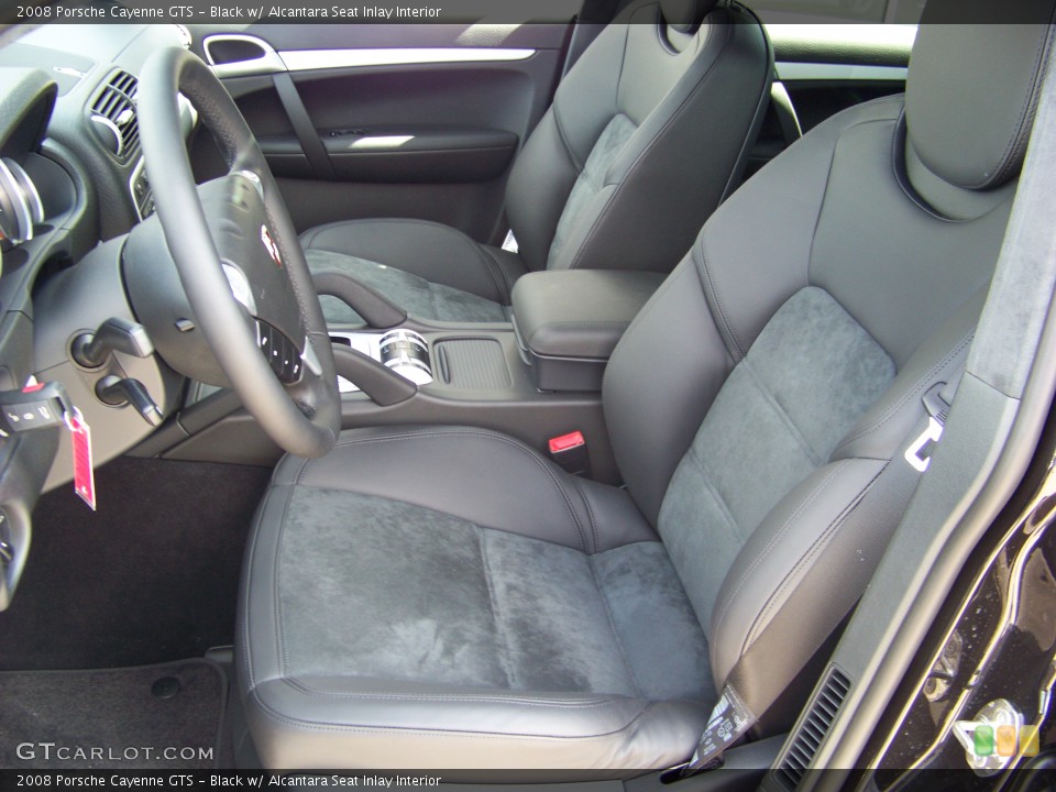 Black w/ Alcantara Seat Inlay Interior Photo for the 2008 Porsche Cayenne GTS #198346