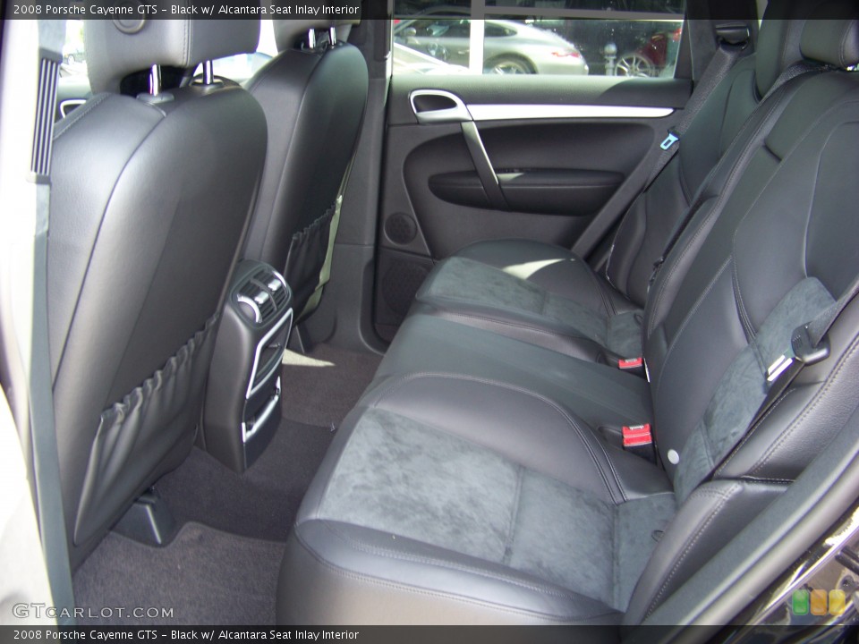 Black w/ Alcantara Seat Inlay Interior Photo for the 2008 Porsche Cayenne GTS #198381