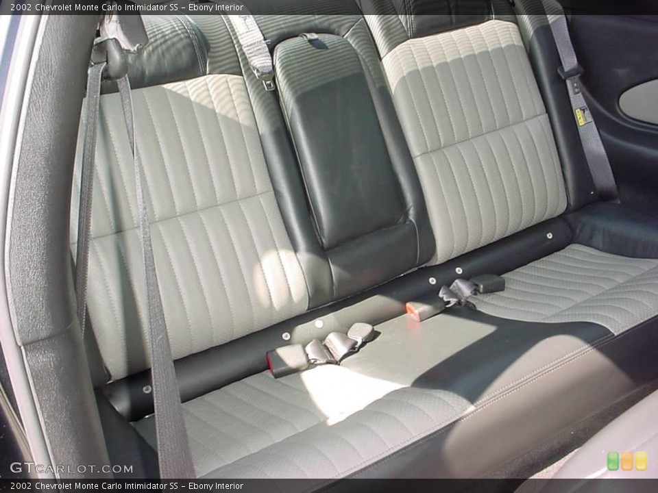 Ebony Interior Photo for the 2002 Chevrolet Monte Carlo Intimidator SS #19902390