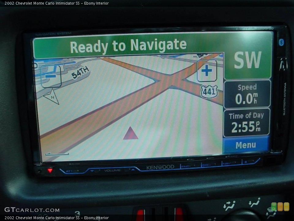 Ebony Interior Navigation for the 2002 Chevrolet Monte Carlo Intimidator SS #19902498