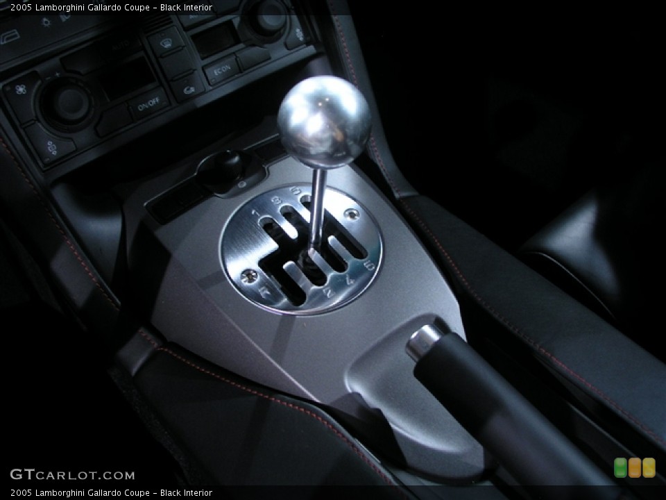 Black Interior Transmission for the 2005 Lamborghini Gallardo Coupe #199039