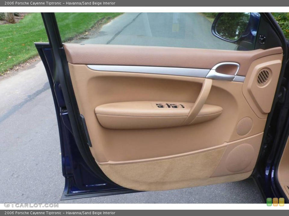 Havanna/Sand Beige Interior Door Panel for the 2006 Porsche Cayenne Tiptronic #19917512