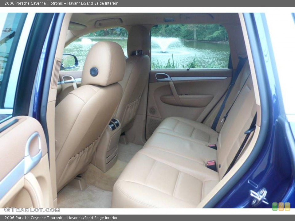 Havanna/Sand Beige Interior Rear Seat for the 2006 Porsche Cayenne Tiptronic #19917544