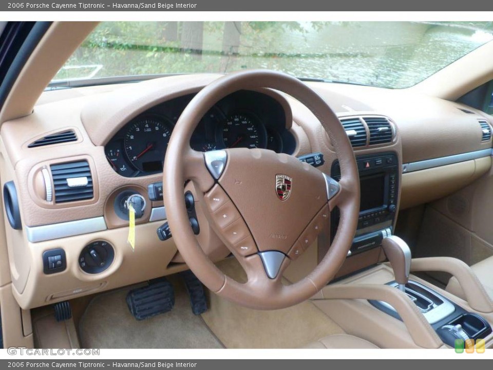 Havanna/Sand Beige Interior Steering Wheel for the 2006 Porsche Cayenne Tiptronic #19917584