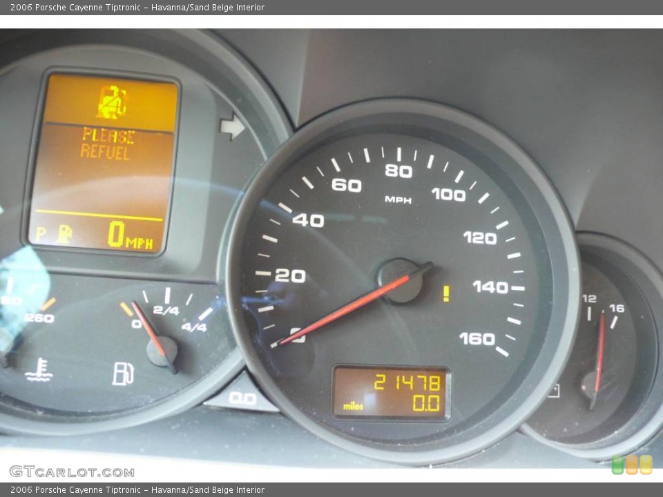 Havanna/Sand Beige Interior Gauges for the 2006 Porsche Cayenne Tiptronic #19917592
