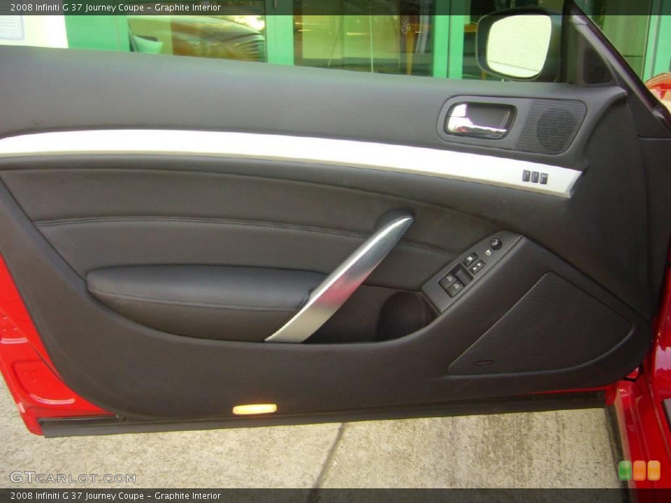 Graphite Interior Door Panel for the 2008 Infiniti G 37 Journey Coupe #19928437