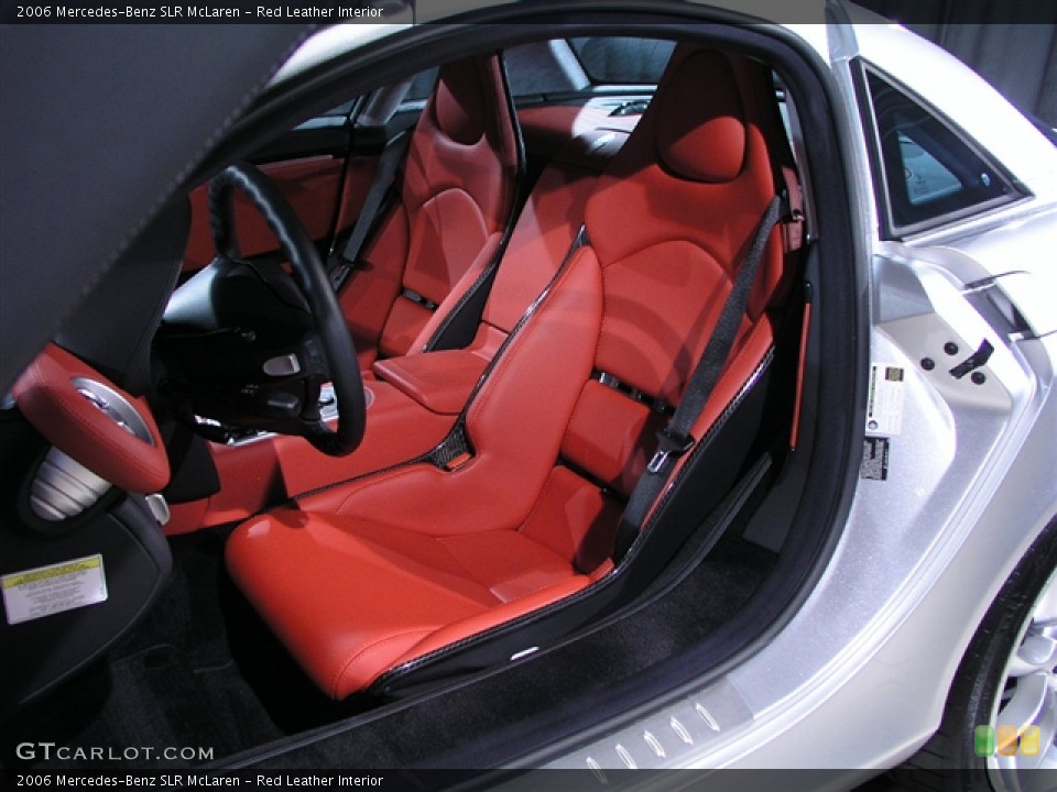 Red Leather Interior Photo for the 2006 Mercedes-Benz SLR McLaren #199551