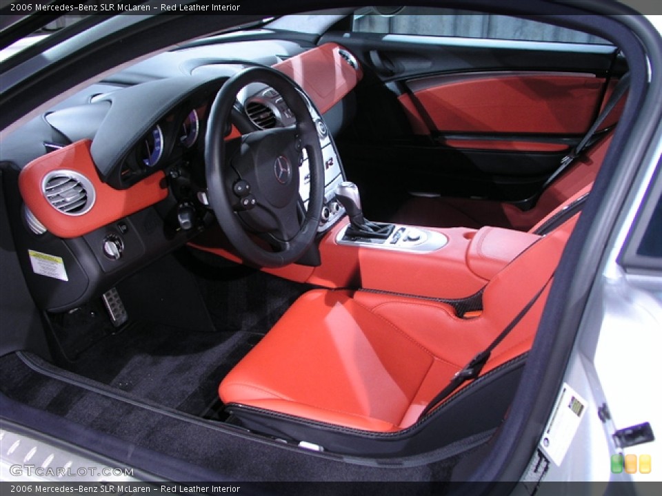 Red Leather Interior Photo for the 2006 Mercedes-Benz SLR McLaren #199558