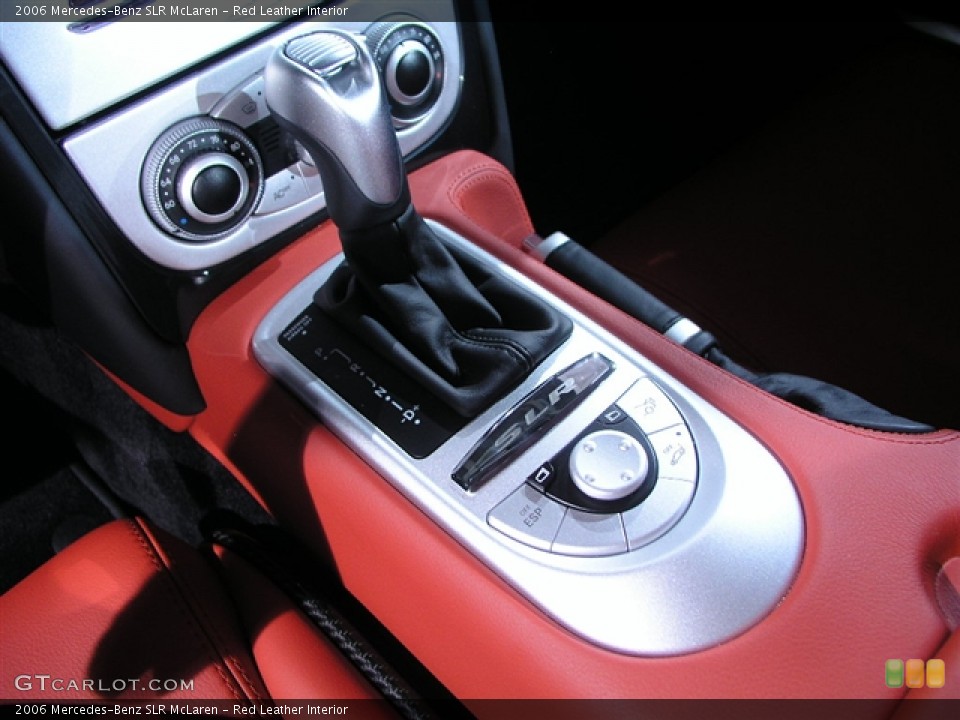 Red Leather Interior Transmission for the 2006 Mercedes-Benz SLR McLaren #199586