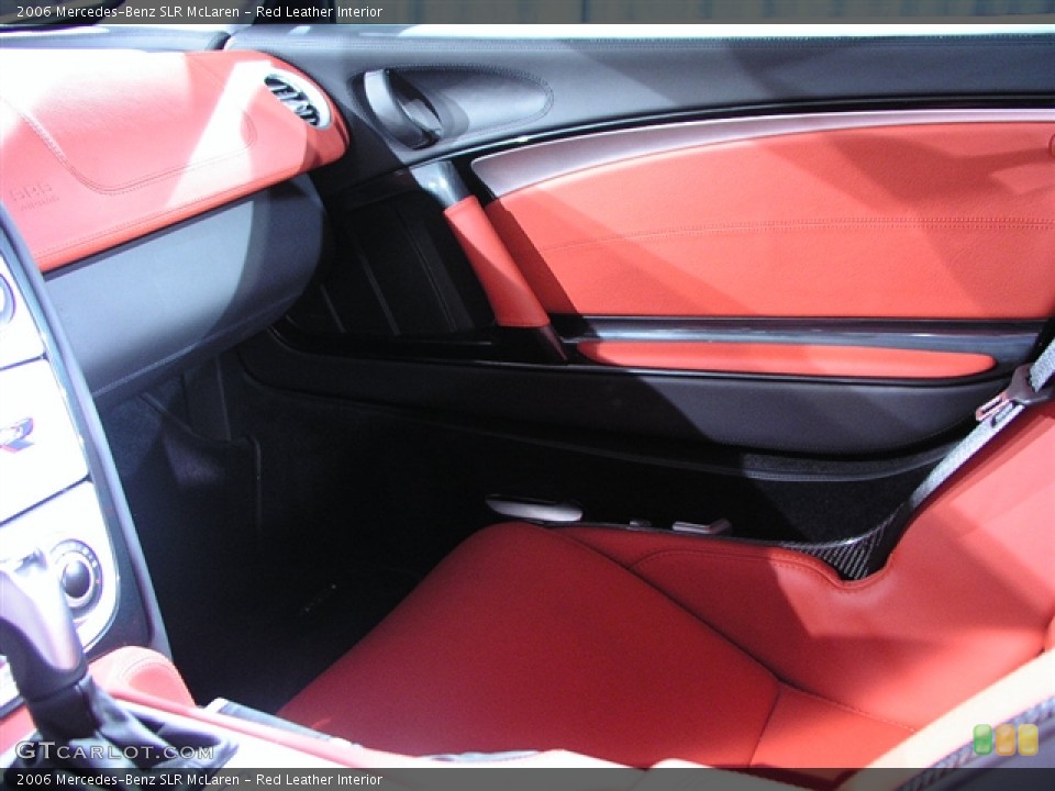 Red Leather Interior Door Panel for the 2006 Mercedes-Benz SLR McLaren #199593