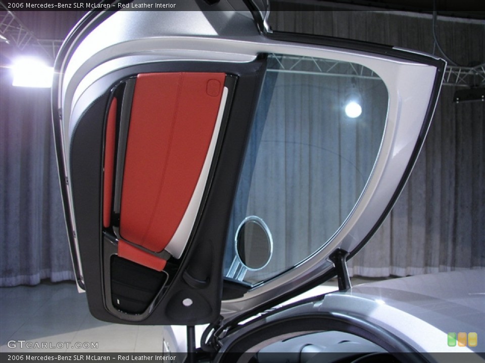 Red Leather Interior Door Panel for the 2006 Mercedes-Benz SLR McLaren #199614