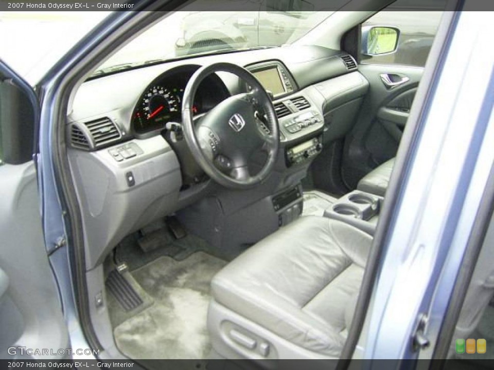 Gray 2007 Honda Odyssey Interiors