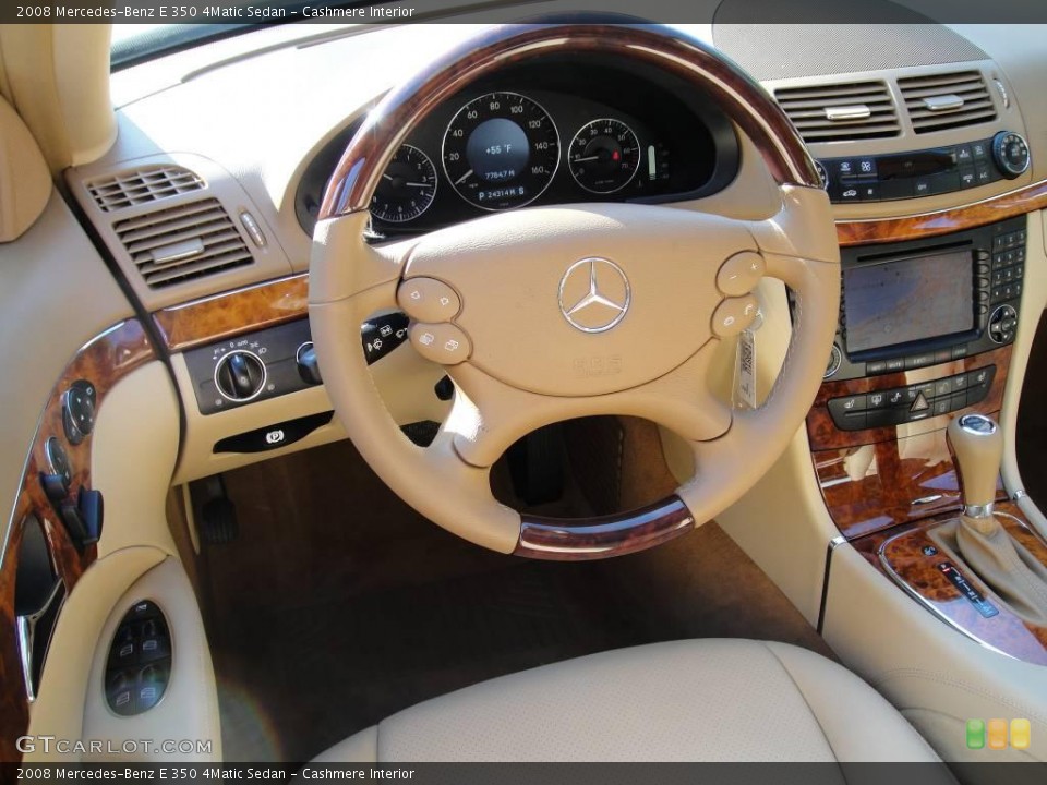 Cashmere Interior Steering Wheel for the 2008 Mercedes-Benz E 350 4Matic Sedan #20120089