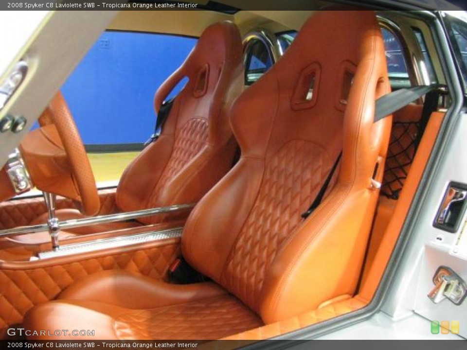 Tropicana Orange Leather Interior Photo for the 2008 Spyker C8 Laviolette SWB #20253441