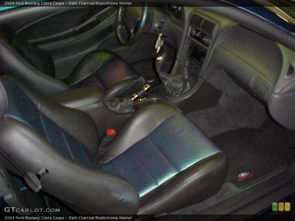 Dark Charcoal/Mystichrome Interior Photo for the 2004 Ford Mustang Cobra Coupe #20330279