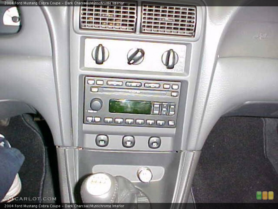 Dark Charcoal/Mystichrome Interior Controls for the 2004 Ford Mustang Cobra Coupe #20330343