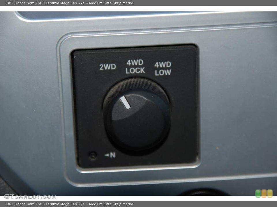 Medium Slate Gray Interior Controls for the 2007 Dodge Ram 2500 Laramie Mega Cab 4x4 #20331287