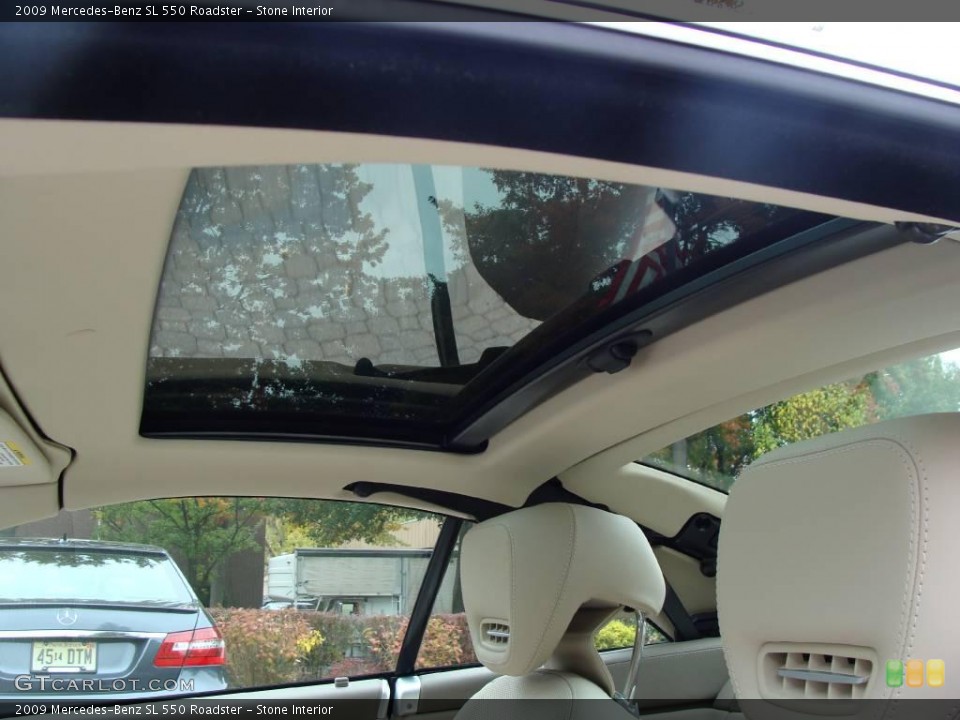 Stone Interior Sunroof for the 2009 Mercedes-Benz SL 550 Roadster #20340349