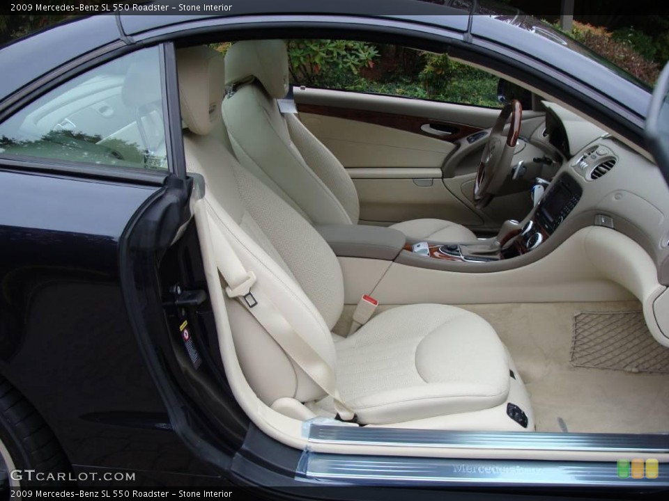 Stone Interior Photo for the 2009 Mercedes-Benz SL 550 Roadster #20340373