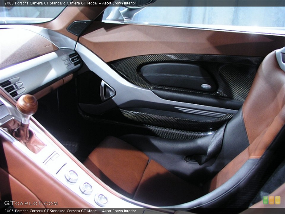 Ascot Brown Interior Door Panel for the 2005 Porsche Carrera GT  #204306