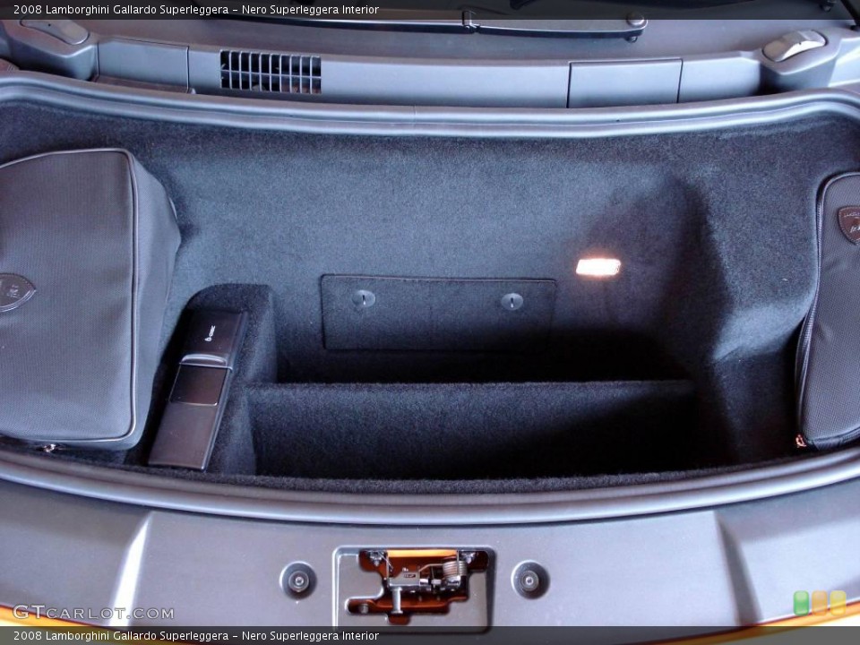 Nero Superleggera Interior Trunk for the 2008 Lamborghini Gallardo Superleggera #2064935