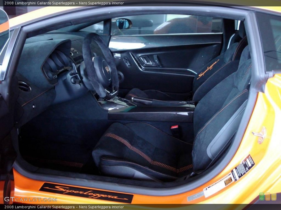 Nero Superleggera Interior Photo for the 2008 Lamborghini Gallardo Superleggera #2064945