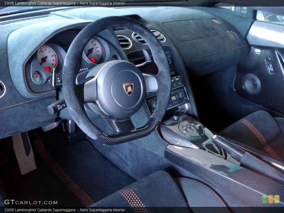 Nero Superleggera Interior Dashboard for the 2008 Lamborghini Gallardo Superleggera #2064950