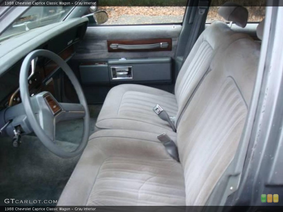 Gray 1988 Chevrolet Caprice Interiors