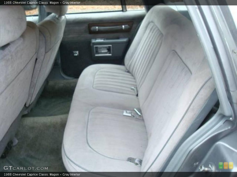 Gray Interior Rear Seat for the 1988 Chevrolet Caprice Classic Wagon #20698657