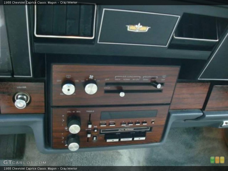 Gray Interior Controls for the 1988 Chevrolet Caprice Classic Wagon #20698681