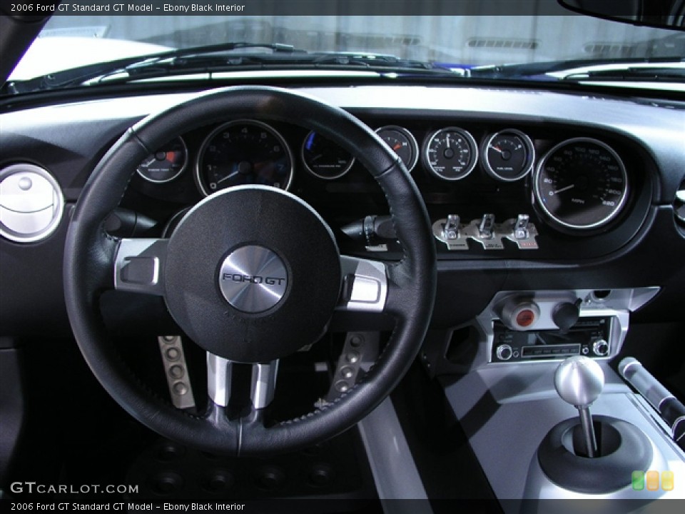 Ebony Black Interior Dashboard for the 2006 Ford GT  #207519