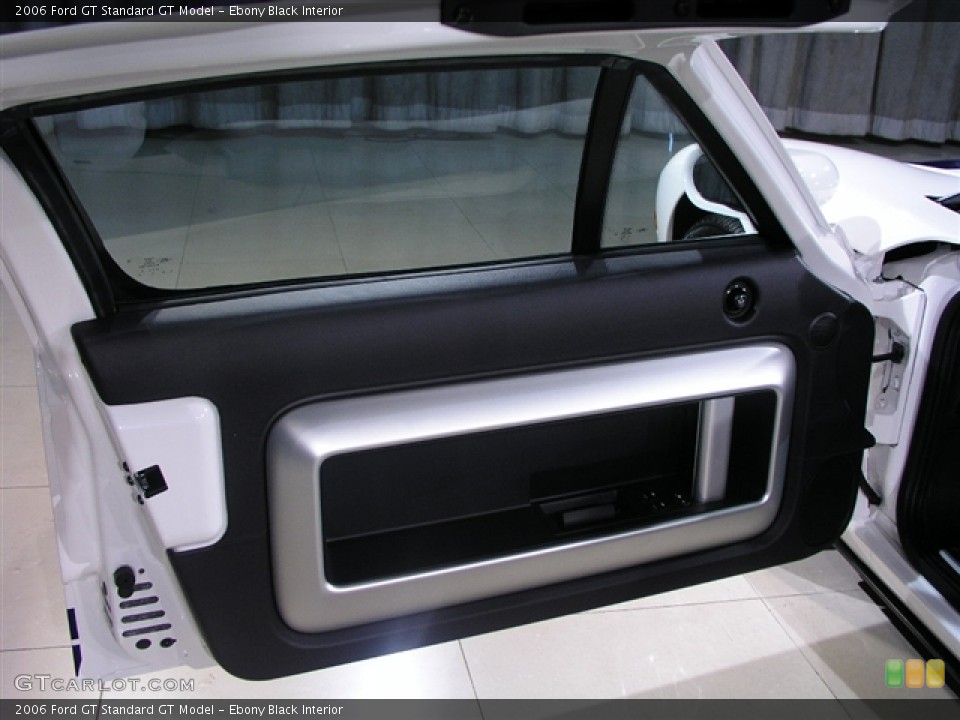 Ebony Black Interior Door Panel for the 2006 Ford GT  #207561