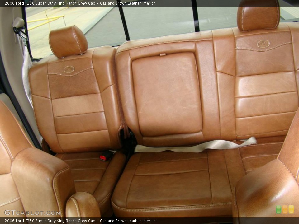 Castano Brown Leather Interior Photo for the 2006 Ford F250 Super Duty King Ranch Crew Cab #20762854