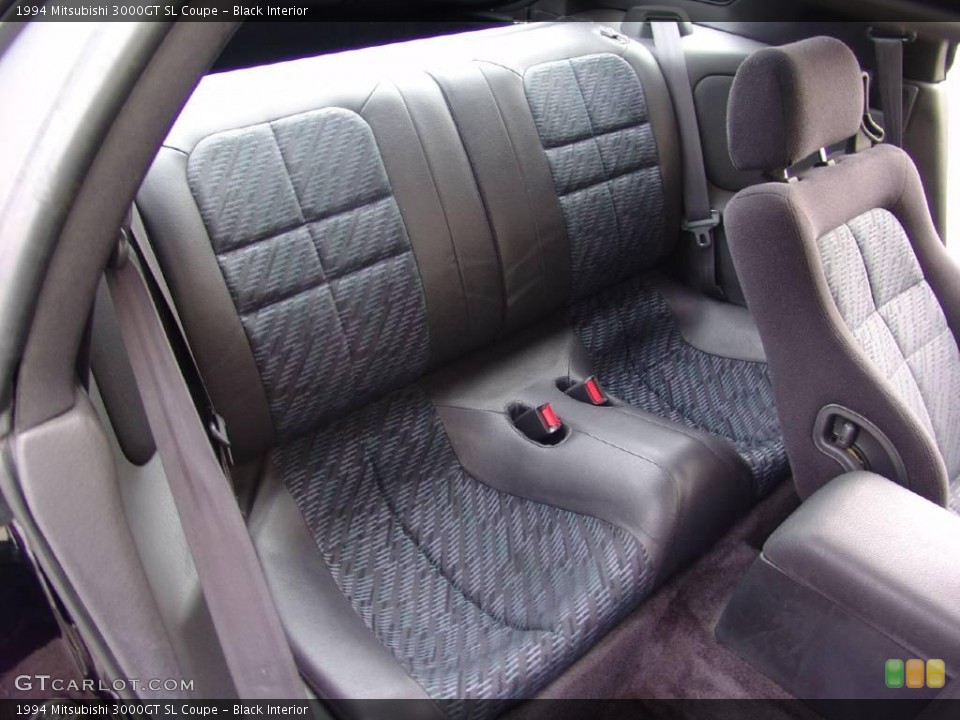 Black Interior Rear Seat for the 1994 Mitsubishi 3000GT SL Coupe #20816023