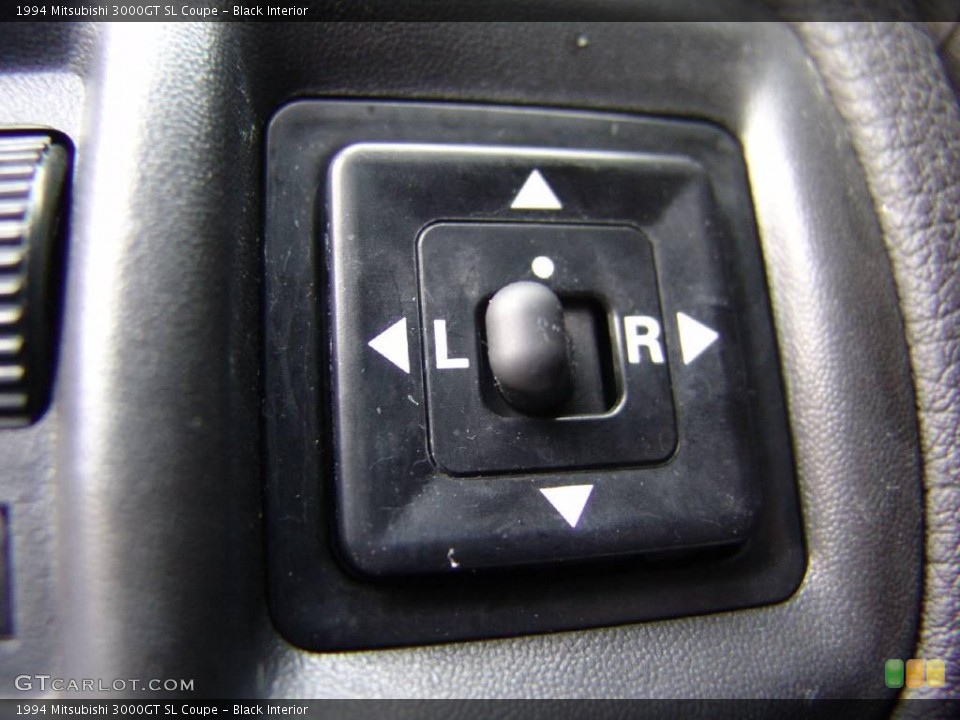 Black Interior Controls for the 1994 Mitsubishi 3000GT SL Coupe #20816051
