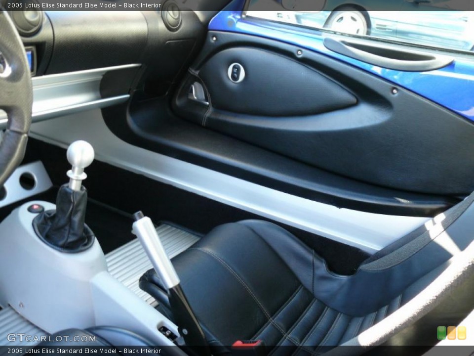 Black Interior Photo for the 2005 Lotus Elise  #20818921