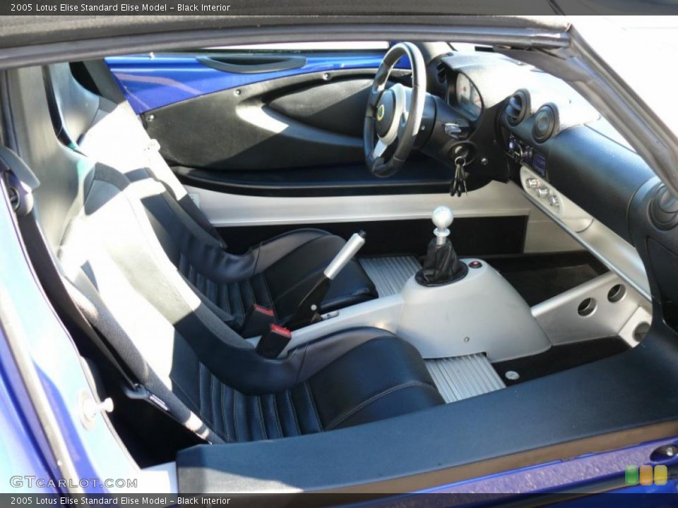 Black Interior Photo for the 2005 Lotus Elise  #20818945