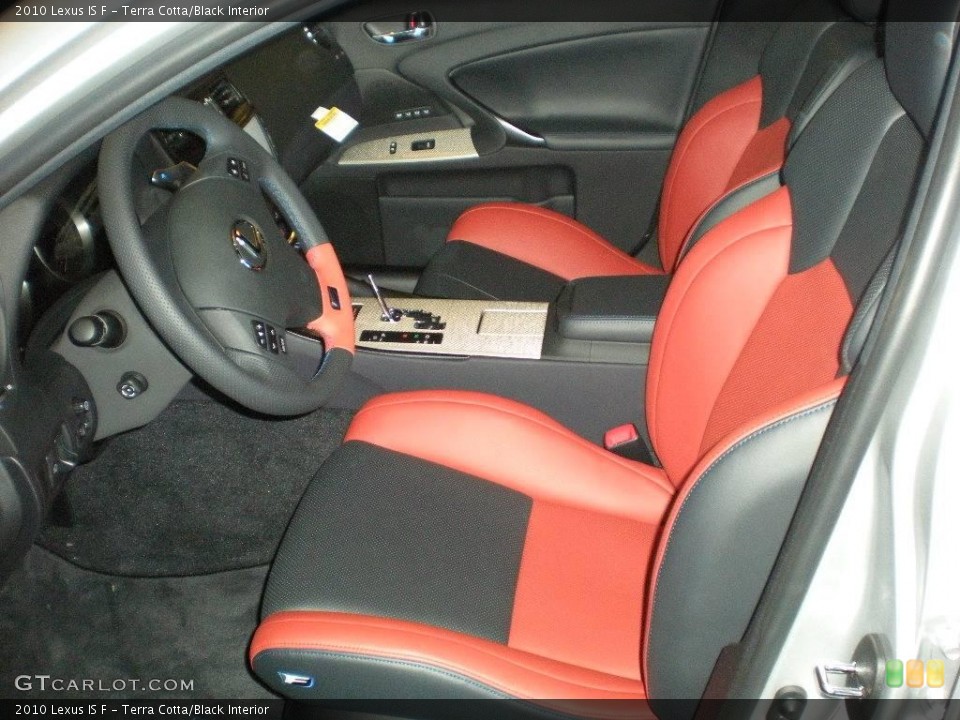 Terra Cotta/Black Interior Photo for the 2010 Lexus IS F #20931177