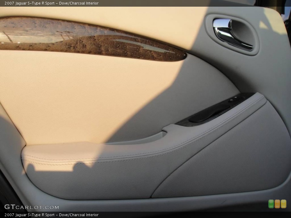 Dove/Charcoal Interior Door Panel for the 2007 Jaguar S-Type R Sport #21098449