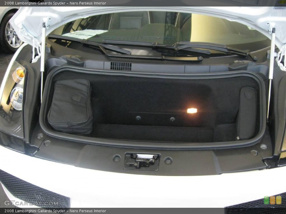Nero Perseus Interior Trunk for the 2008 Lamborghini Gallardo Spyder #21112546