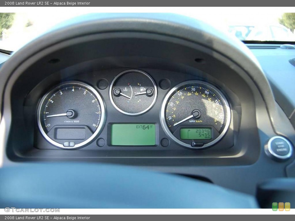 Alpaca Beige Interior Gauges for the 2008 Land Rover LR2 SE #21266010