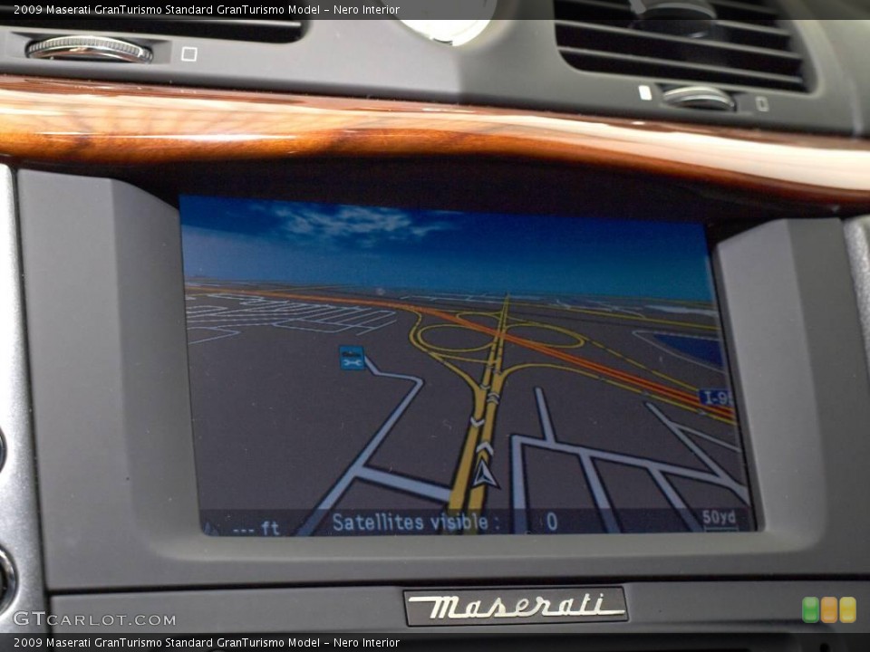 Nero Interior Navigation for the 2009 Maserati GranTurismo  #21325230