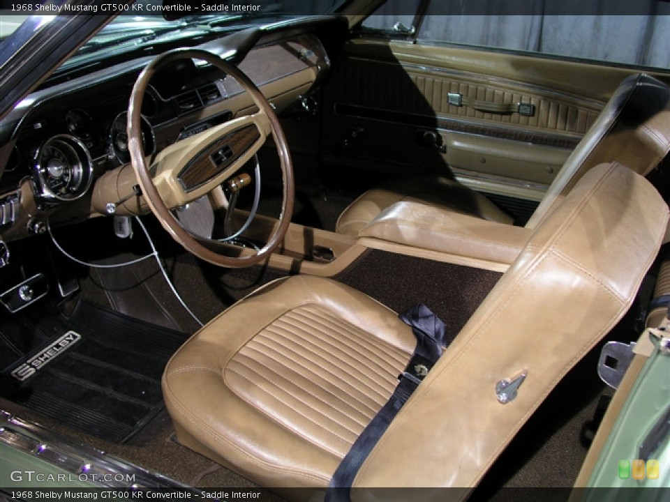 Saddle 1968 Shelby Mustang GT500 KR Interiors