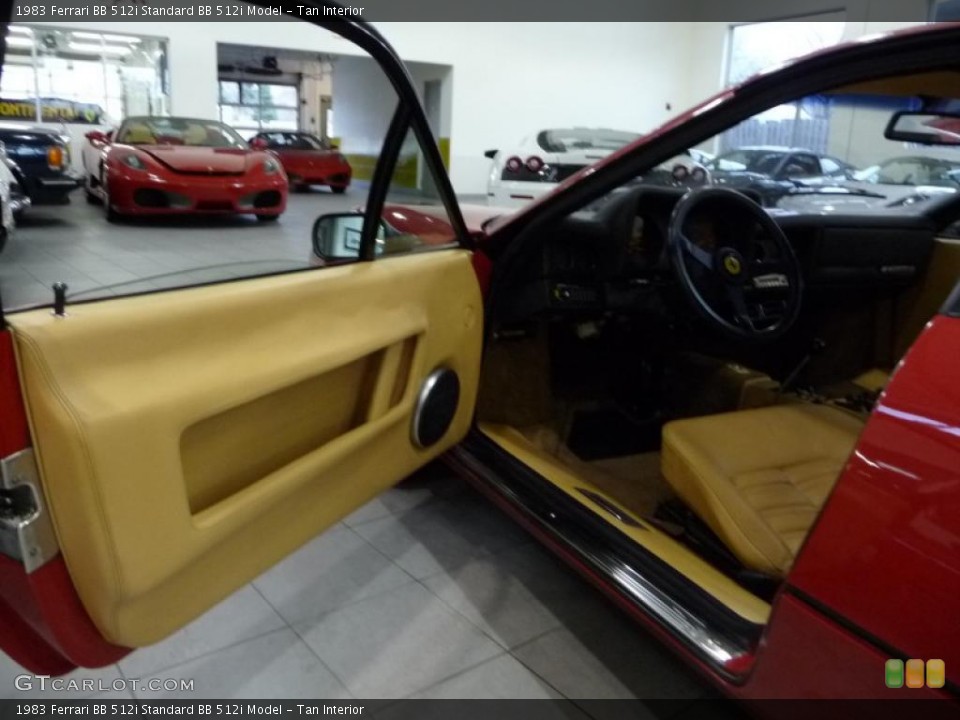 Tan Interior Door Panel for the 1983 Ferrari BB 512i  #21757921